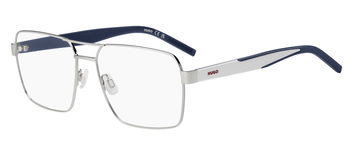 Das Bild zeigt die HUGO Fassung HG1341 010 leicht seitlich., Zubehor, Brillen, Sonnenbrille
